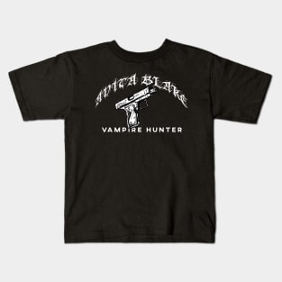 Vsmpire Hunter Metal Font Logo Kids T-Shirt